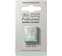 Winsor & Newton Acuarela Profesional - Pintura de Acuarela, Alta Luminosidad, Resistente a la Luz, Calidad de Archivo, 1/2 Godet, Color Tierra Verde