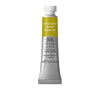 Winsor & Newton Acuarela Profesional - Pintura de Acuarela, Alta Luminosidad, Resistente a la Luz, Calidad de Archivo, Tubo de 5ML, Color Oro Verde