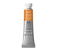 Winsor & Newton Acuarela Profesional - Pintura de Acuarela, Alta Luminosidad, Resistente a la Luz, Calidad de Archivo, Tubo de 5ML, Color Amarillo De Cadmio Naranja