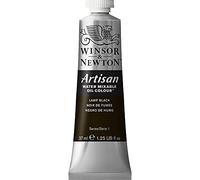 Winsor & Newton Artisan - Tubo óleo miscible en agua, 37 ml, color negro de humo