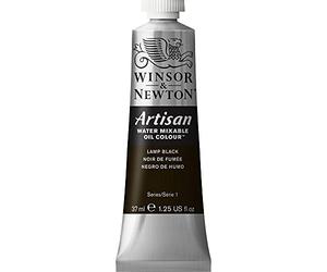 Winsor & Newton Artisan - Tubo óleo miscible en agua, 37 ml, color negro de humo