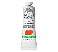 Winsor & Newton Artists - Pintura al Óleo, 37 ML, Rojo (Escarlata Libre de Cadmio)