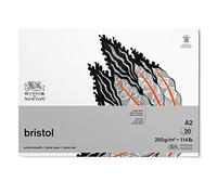 Winsor & Newton Bloc Dibujo Bristol, Color Blanco Brillante, DIN A2