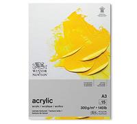 Winsor & Newton Bloc papel Acrílico, Blanco, (DIN A3)