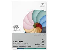 Winsor & Newton Bloc Papel rotuladores, Blanco, DIN A4