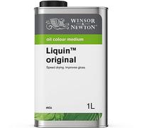 Winsor & Newton - Bote de Liquin para secado rápido (1 L, para uso con pintura al aceite y resina alquídica)