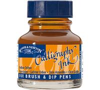 Winsor & Newton Calligraphy Ink Tinta para Caligrafía, Amarillo (Yellow Ochre), 30ml