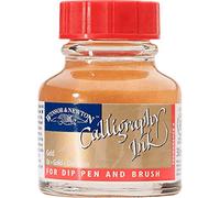 Winsor & Newton Calligraphy Ink Tinta para Caligrafía, Dorado (Gold), 30ml