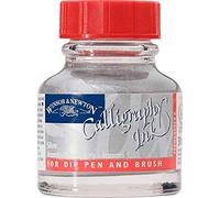 Winsor & Newton Calligraphy Ink Tinta para Caligrafía, Plateado (Silver), 30ml
