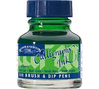 Winsor & Newton Calligraphy Ink Tinta para Caligrafía, Verde (Leaf Green), 30ml
