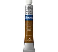 Winsor & Newton Cotman 8840081 - Pintura de acuarela de estudio, colores vivos con muy buenas propiedades de procesamiento, tubo de 8 ml - Umbra quemado