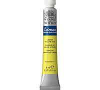 Winsor & Newton Cotman 8840102 - Pintura de acuarela de estudio, colores vivos con muy buenas propiedades de procesamiento, tubo de 8 ml, color amarillo limón