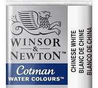 Winsor & Newton Cotman Acuarela En Pastilla, Blanco De China, 1,9x1,6x1,1 cm