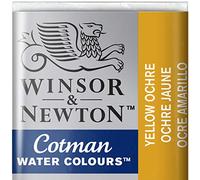 Winsor & Newton Cotman Acuarela En Pastilla, Otros, Ocre Amarillo, 1.6x1.1x1.9 cm