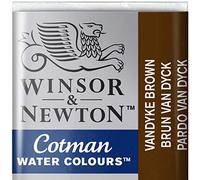 Winsor & Newton Cotman Acuarela En Pastilla, Pardo Van Dyck, 1,9x1,6x1,1 cm