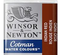Winsor & Newton Cotman Acuarela En Pastilla, Rojo Indio, 1,9x1,6x1,1 cm
