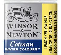Winsor & Newton Cotman Acuarela En Pastilla, Tono De Amarillo Límon, 1,9x1,6x1,1 cm