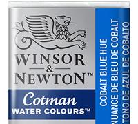 Winsor & Newton Cotman Acuarela En Pastilla, Tono De Azul De Cobalto, 1,9x1,6x1,1 cm