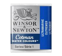 Winsor & Newton Cotman Acuarela En Pastilla, Ultramar, 1,9x1,6x1,1 cm