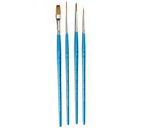 Winsor & Newton Cotman - set de 4 pinceles Cotman incluye: Serie 111 n°2, nº4, Serie 333 nº1 y Serie 666 6mm