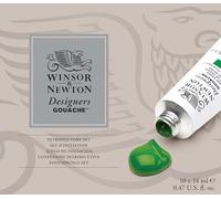 Winsor & Newton Designers Gouache- Set de Iniciación gouache profesional de 10 tubos de 14ml, colores surtidos, para diseño, ilustración, artes gráficas