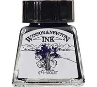 Winsor & Newton Drawing Ink Tinta de Dibujo, Morado (Violet), 14ml