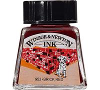 Winsor & Newton Drawing Ink Tinta de Dibujo, Rojo (Brick Red), 14ml