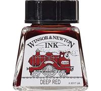 Winsor & Newton Drawing Ink Tinta de Dibujo, Rojo (Deep Red), 14ml