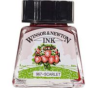 Winsor & Newton Drawing Ink Tinta de Dibujo, Rojo (Scarlet), 14ml