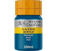 Winsor & Newton Galería - Pintura Acrílica , 250 ml, Azul (Prussian Blue Hue)