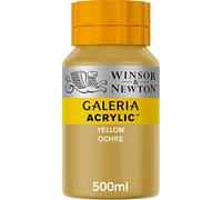 Winsor & Newton Galería - Pintura Acrílica , 500 ml, Amarillo (Yellow Ochre)