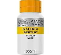 Winsor & Newton Galería - Pintura Acrílica , 500 ml, Blanco (Titanium White)