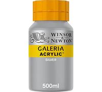 Winsor & Newton Galería - Pintura Acrílica , 500 ml, Plata (Silver)