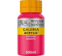 Winsor & Newton Galería - Pintura Acrílica , 500 ml, Rosa (Process Magenta)