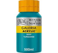 Winsor & Newton Galería - Pintura Acrílica , 500 ml, Verde (Deep Turquoise)