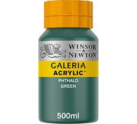 Winsor & Newton Galería - Pintura Acrílica , 500 ml, Verde (Phthalo Green)