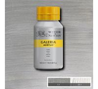 Winsor & Newton Galería - Pintura Acrílica , 500 ml, Plata (Silver)