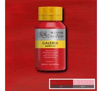 Winsor & Newton Galería - Pintura Acrílica , 500 ml, Rojo (Cadmium Red Hue)