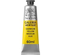 Winsor & Newton Galería - Pintura Acrílica , 60 ml, Amarillo (Cadmium Yellow Medium Hue)