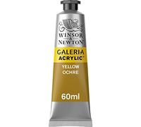Winsor & Newton Galería - Pintura Acrílica , 60 ml, Amarillo (Yellow Ochre) | Pintura acrílica introductoria hecha con pigmentos profesionales, perfecta para principiantes, textura mantecosa