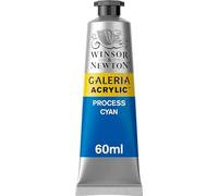 Winsor & Newton Galería - Pintura Acrílica , 60 ml, Azul (Process Cyan)