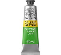 Winsor & Newton Galería - Pintura Acrílica , 60 ml, Verde (Permanent Green Light)