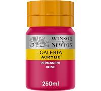 Winsor & Newton Galería Pintura Acrílica, Rosa (Permanent Rose), 250 ml, 250