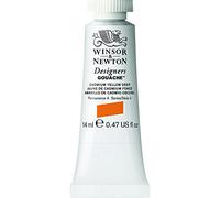 Winsor & Newton gouache profesional Designer's Gouache - tubo de gouache de 14ml, color amarillo de cadmio oscuro