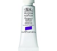 Winsor & Newton gouache profesional Designer's Gouache - tubo de gouache de 14ml, color laca púrpura