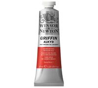 Winsor & Newton Griffin Alkyd - Tubo óleo de secado rápido, 37 ml, Tono Rojo de Cadmio Medio