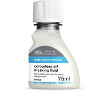 Winsor & Newton Médiums de Acuarelas, Fluido de Enmascarar Incoloro, Frasco de 75 ml