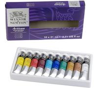 Winsor & Newton óleo al agua Artisan - Set de óleo mezclable con agua de 10 tubos de 21ml, colores surtidos