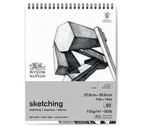 Winsor & Newton papel de esbozo, Blanco Extra, 27,9 x 35,6cm