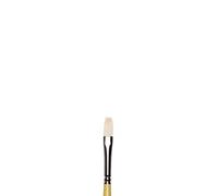 Winsor & Newton - Pincel de cerdo para artistas, cerdas largas, cabeza plana, tamaño 4